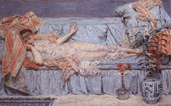 Simeon Solomon The Sleeprs,and the One that Watcheth